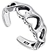 Fantom TR-123 925 Sterling Silver Heart Toe Ring Unique Style Eternity Heart One Size Fits All
