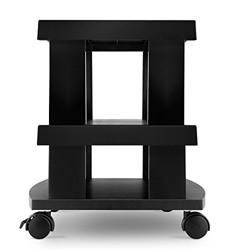 Aleratec 3-Tier LCD | LED TV Stand Entertainment Rack with Wheels
