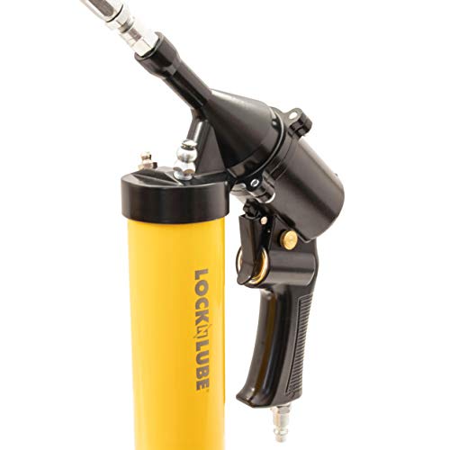LockNLube DualShot Pneumatic Grease Gun (LockNLube Grease Coupler