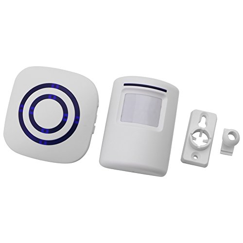 Delight eShop Wireless Infrared Motion Sensor Door Security Bell Alarm Chime US Plug - Thumbnail 2