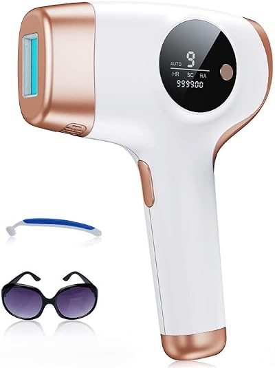 SZSZLMY 3-in-1 IPL Laser Hair Removal, 9-Level Adjustable Ice-Cold
