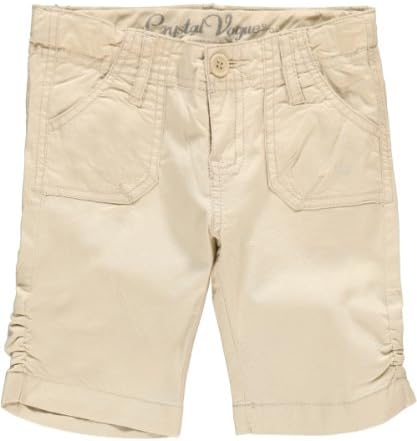 Crystal Vogue Big Girls' "Summer Seeker" Bermuda Shorts - khaki, 14