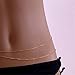 Tinksky Sexy Women's 2 Layers Waist Body Belly Chain Tassels Link Jewelry Decoration Gold (Size 1)