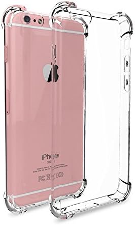 1 Pcs 4.7 Inch Crystal Clear, Extreme Thin, Shock Absorption Technology Bumper and Soft TPU Cover Case for Apple iPhone 6 6S 7