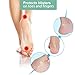 Sumifun Blister Pads Adhesive Bandages, Blister Gel Guard for Heel Protect, Cushioned to Protect and Treat Heal and Guard Skin from Rubbing Shoes,15 Patches