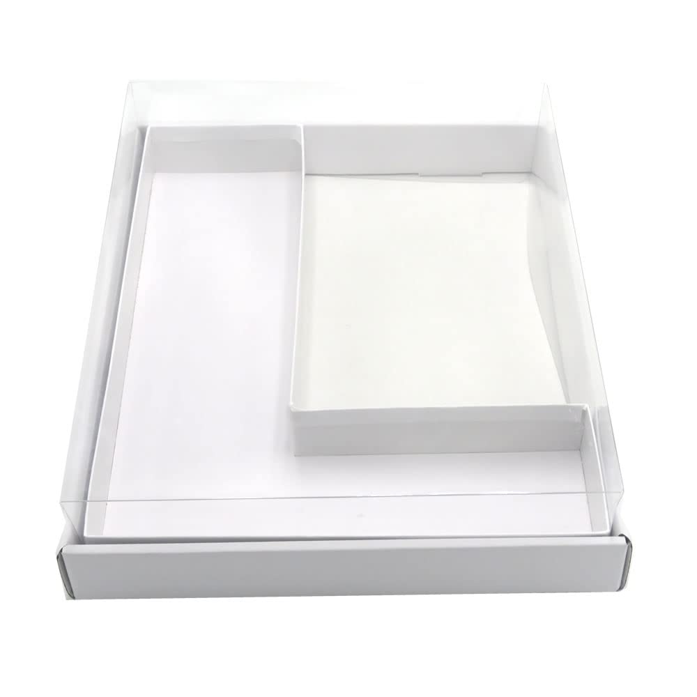 WENPACK 30.5cm Fillable Cardboard Letter Shaped Box Clear Cover Sweets Charcuterie Grazing Packaging (L) — image 1