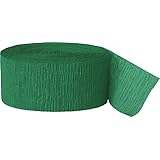 81ft Emerald Green Crepe Paper Streamers