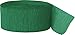Premium Emerald Green Crepe Paper Streamer - 81 ft (1 Pc) - Perfect for Birthdays, Weddings, and Events