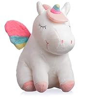 Unicorn Stuffed Animal with Lights - Unicorn Gifts for Girls - Unicorns Plush Pillow, Huggable Gift for Girls with LED Magical Lights