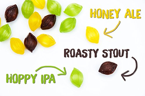 BREW CANDY | Hoppy IPA + Roasty Stout + Honey Ale | Great Craft Beer Gift for Beer Drinkers and Candy Lovers | Perfect for the Man Cave, Brewery, Office, or Home | MADE IN USA
