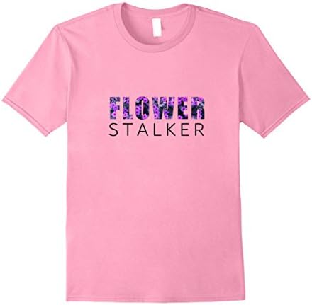 Mens Flower Stalker T-Shirt - Perfect Gift For Flower Lovers 3XL Pink