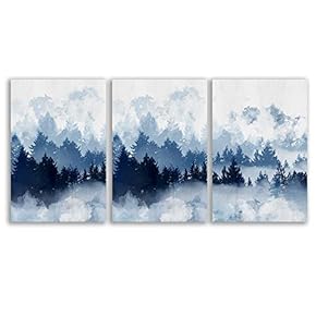 Wall26-3 Panel Canvas Wall Art-Chromatic-Giclee Painting Wall Bedroom Living House Decoration Home Art - 16"x24" x 3 Panels