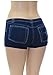 WS Women's Seamless Mamia Panty BoyShorts Stretch Classy Sexy Multi-6 pack (Denim-6pack)