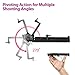 Foldable Self Portrait Monopod by EEZ-Y - Wired Selfie Stick w/ Telescopic Pole & Adjustable Phone Holder for Large & Small Smartphones - Awesome Photography Tools for iPhone Samsung Sony LG Devices