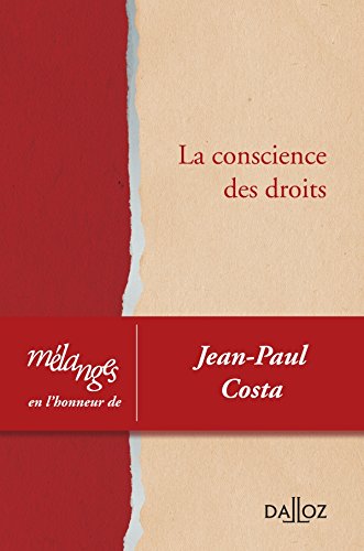 La  conscience des droits