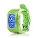 [CE RTTE approval] Corelink Kids tracking GPS Smart Watch Children Anti-lost Tracker Locator Watch for iPhone Android Smartphone (NW-11E Green)