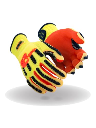 MAGID Multipurpose Impact Glove, Yellow Shell | Yellow TPR | Orange Hyperon Gri…