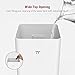 TaoTronics Top Fill Humidifiers, Cool Mist Aromatherapy Oil Humidifier for Home Bedroom, Filterless, Easy Clean, Auto Shut Off-(5L/1.32 Gallon, 100-240V)