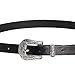 Wink Gal Women's Boho Vintage Designer Metal Western Buckle Belt (One Size, Style#4 Silver)