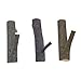 senover Vintage Real Wood Tree Branch Wall Hook Rustic Decorative Wood Adhesive Hooks 3M Coat Key Holder Bag Hat Hook Holder Wall Hooks for Home Decoration 3PCS (2cm)