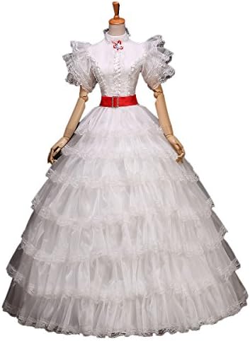 XNAIHUAFEI Women's 18th White Century Costumes Medium Size US 10