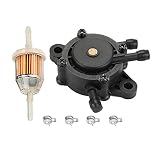 Hipa Fuel Pump for John Deere LA110 LA115 LA145 LA105 LA120 LA125 LA130 LA135 LA140 LA150 LA155 LA165 LA175 Lawn Mower w Fuel Filter Tune Up Kit