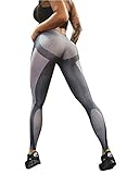 Helerma Women's Long Sports Tights Gym Print Leggings Yoga Pants