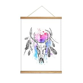 Hanging Poster Wooden Framed Dream Come True Theme Home Wall Canvas Prints Ready to Hang - 18"x24" inches