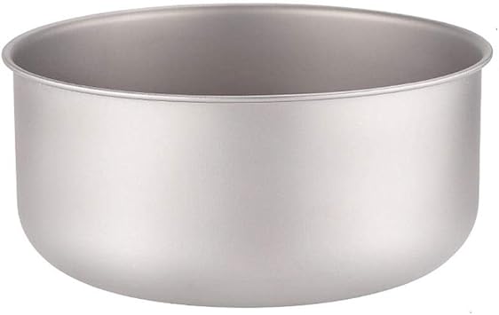 Amazon 超軽量キャンプ用チタン鍋 チタンスープ鍋 ストックポット 2100ml スープポット ソースパンホームキッチン 屋外 キャンプ バックパッキング ハンドルなし Yo Gogo 鍋 ザル