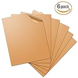 Aquablessing Copper Grill Mat 6 Set 15.75x13''| Non-Stick, Durable, Washable & PFOA Free | For Baking, Grilling, BBQ, Charcoal, Electric, Gas, Oven, Outdoors, Meat, Veggies, Pizza, Cookies & More