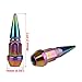 Senzeal 5X Long Spike Valve Caps Aluminum Car Tire Valve Stem Caps Bike Tire Caps Colorful
