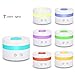 BESTEK Mini USB Diffuser Aromatherapy Oil Diffuser with 7 Color LED Lights Changing and Waterless Auto Shut-off Function for Home Office Bedroom Room, 100 ml
