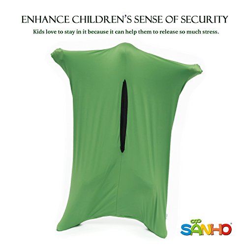 Sanho Yopo Dynamic Movement Sensory Sox, Large, 9-12 Years old, 56''LX28''W Green
