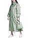 Buauty Women Stylish Waterproof Rain Coat Hooded Trench Coats for Unisex Lightweight Rain Jacket