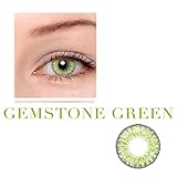 Caikedo Women Multicolor Cute Charm and Attractive Fashion Contact Lenses Cosmetic Makeup Eye Shadow - Gemstone Green