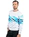 Uideazone Teen Boys 3D Graffiti Shirt the 90s Crewneck Sweatshirt White, White8, Asia XL= US L