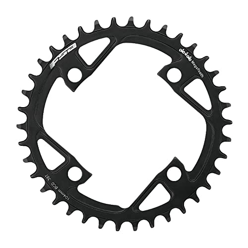 FSA Couronne E-Bike Shimano EP800-EP8000 BCD 104 MT D. 38 Adulte Unisexe, Noir, WB460-38T