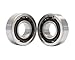 2 Angular Contact Bearing 7202B 15x35x11 Ball Bearings