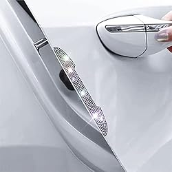 4 PCS Bling Rhinestone Car Door Handle Scratch