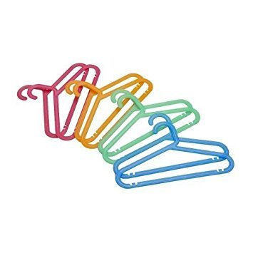 IKEA BAGIS - Children-s coat-hanger, assorted colours / 8 pack