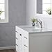 KRAUS Elavo 21-inch Rectangular Undermount White Porcelain Ceramic Bathroom Sink with Overflow, KCU-241