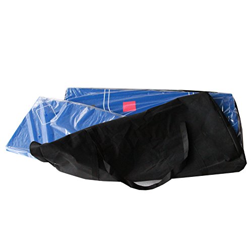 IDS Poker Casino Texas Hold'em Table Top for 3 in 1 (Poker/Blackjack/Craps) Folding Blue Felt Carrying Bag