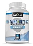 Migraine Defense™ Migraine Prevention Supplement - Premium Brain Support Formula with CoQ10