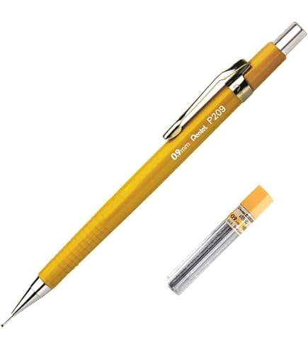 Lapiseira Sharp P200 Pentel 0.7mm Azul + 2 Refis de Borracha