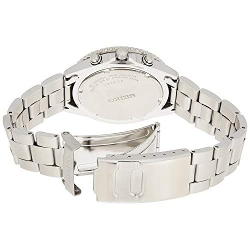 seiko men's snd255p1 flightmaster pilot slide rule chronograph watch