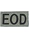 EOD ACU Patch with Velcro (R) or equivalent hook fastener