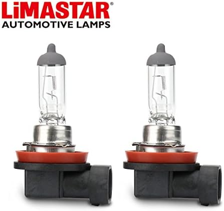 LIMASTAR Low Beam Headlight Bulb H11 Halogen Replacement Headlights Bulbs for Car 12V 55W (2 pcs)