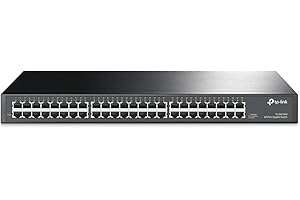 TP-Link TL-SG1048 48-Port 10/100/1000Mbps Gigabit 19-inch Rackmount Switch, 96Gbps Switching Capacity