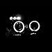 Spec-D Tuning 2LHP-TIT04G-TM Nissan Titan Se Xe/Armada Halo Led Projector Headlights Smoked