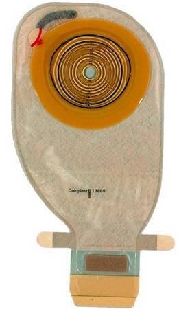 Coloplast Assura One Piece Non Convex Standard Wear EasiClose Maxi Opaque Pre-Cut Drainable Pouch